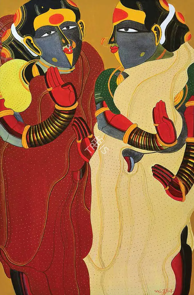 Vaikuntam, Thota (Artist). Untitled. Acrylic on canvas, n.d. | Painting | FineArts | 00645975