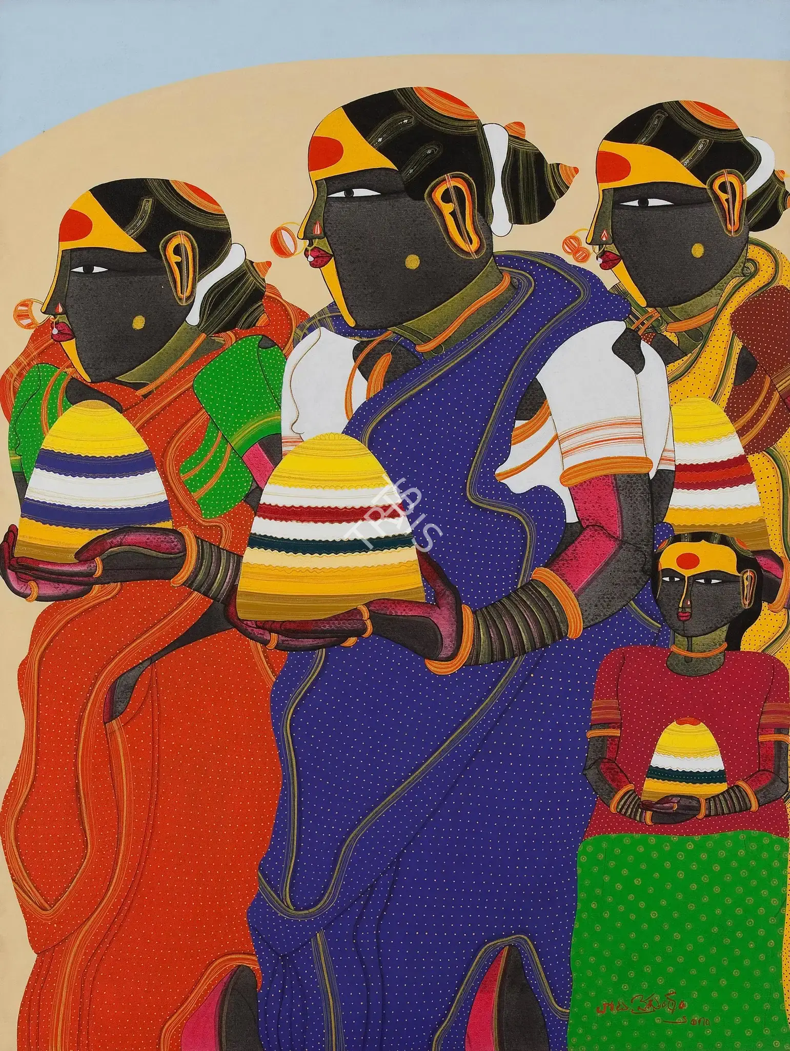 Vaikuntam, Thota (Artist). Untitled. Acrylic on canvas, 2010 | Painting | FineArts | 00899760