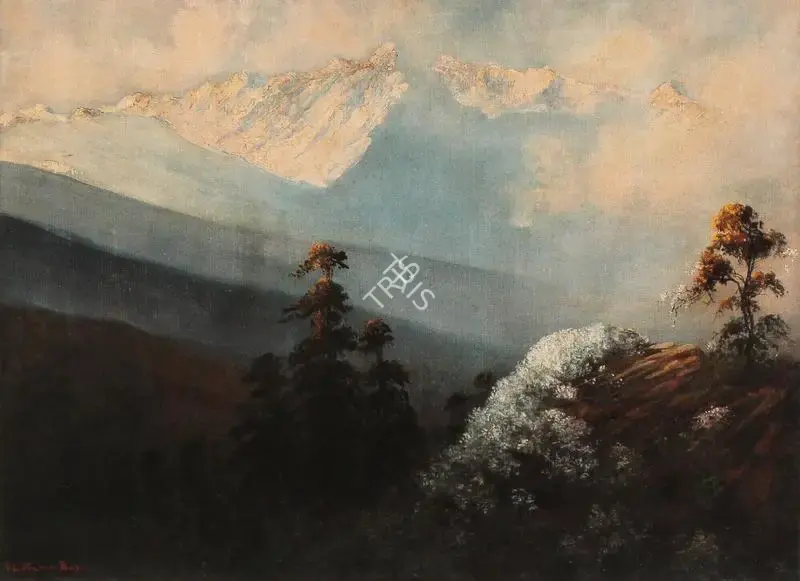 Basu, Tilottama (Artist). Himalayan View, n.d. | Painting
