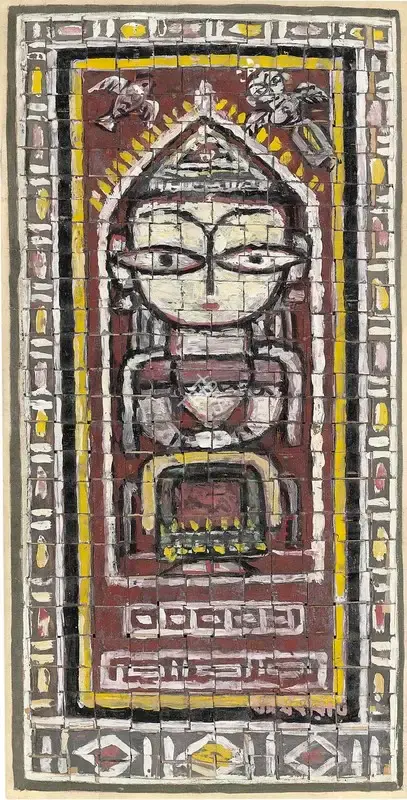 Roy, Jamini (Artist). Untitled (Annunciation), n.d. | Painting