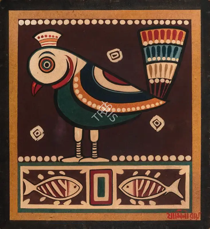 Roy, Jamini (Artist). Bird, n.d. | Painting
