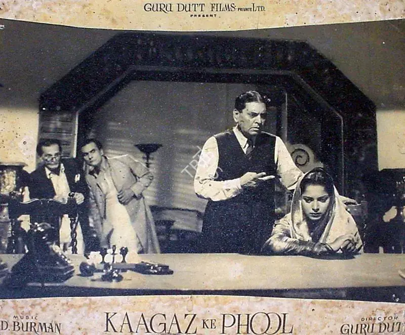 Murthy, V.K. (Cinematographer), Kaagaz Ke Phool, 1959 | Lobby Card | CinemaEducation | 00818578
