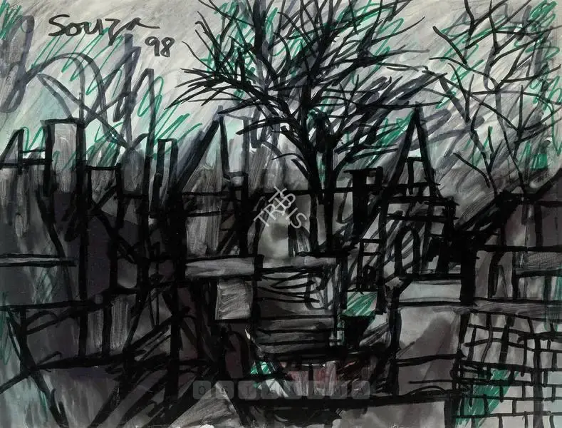 Souza, F.N. (Artist). Untitled, 1998 | Painting