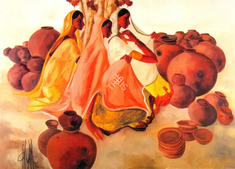 Prabha, B. (Artist). Untitled, 1988 | Painting