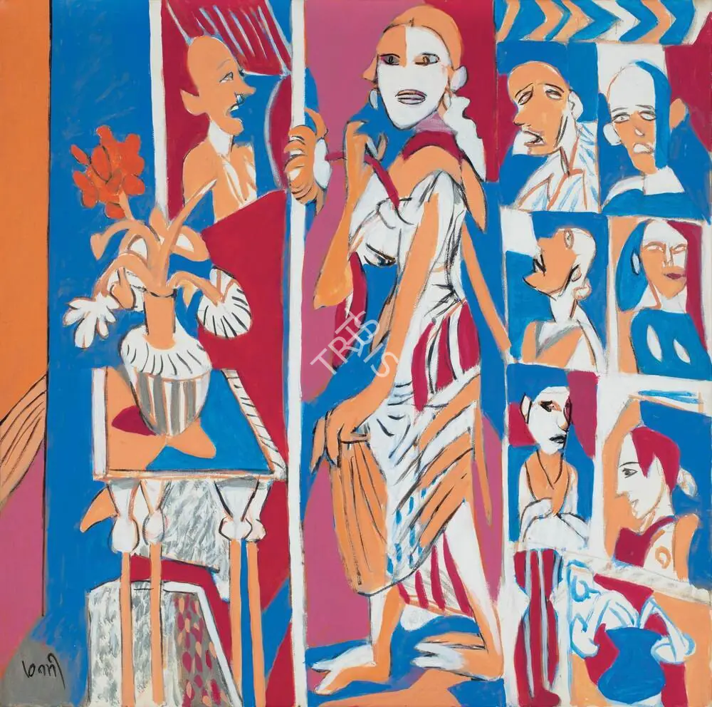 Subramanyan, K.G. (Artist). The Tapestry, 2007 | Painting