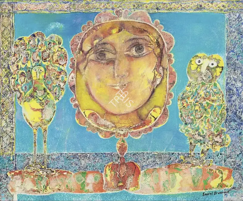 Burman, Sakti (Artist). Untitled, n.d. | Painting