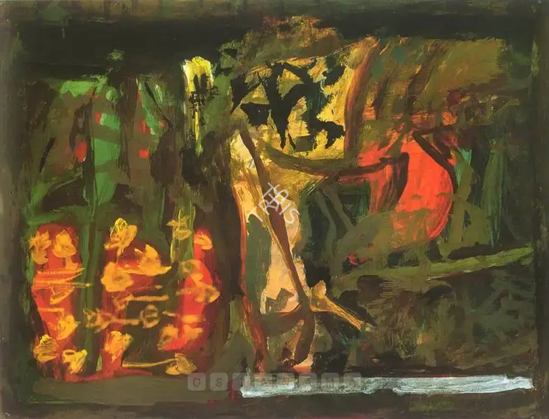 Raza, S.H. (Artist). Cantique, 1971 | Painting