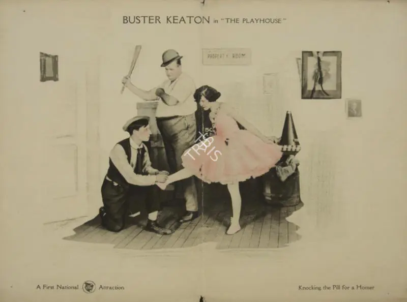Cline, Edward F. (Director), The Playhouse, 1921 | Lobby card | CinemaEducation | 00789993
