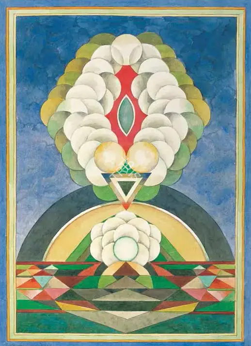 Santosh, G.R. (Artist). Untitled. Watercolour on paper, 1988 | Painting | FineArts | 00645956