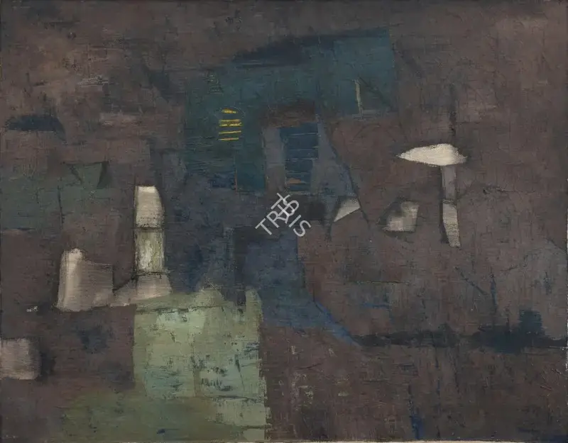 Ramkumar (Artist). Landscape. Oil on canvas, 1962 | Painting  | 00869014