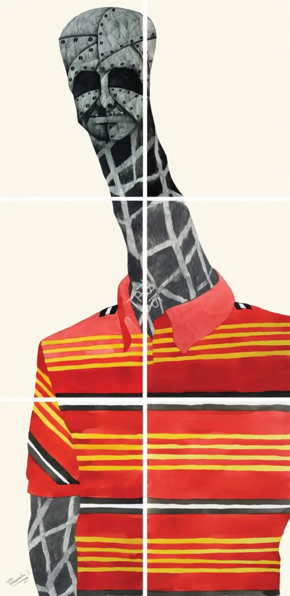 Chaturvedi, P.N. (Artist). G For Giraffe. Watercolour and pencil on archival paper, 2011 | Painting | FineArts | 00899790