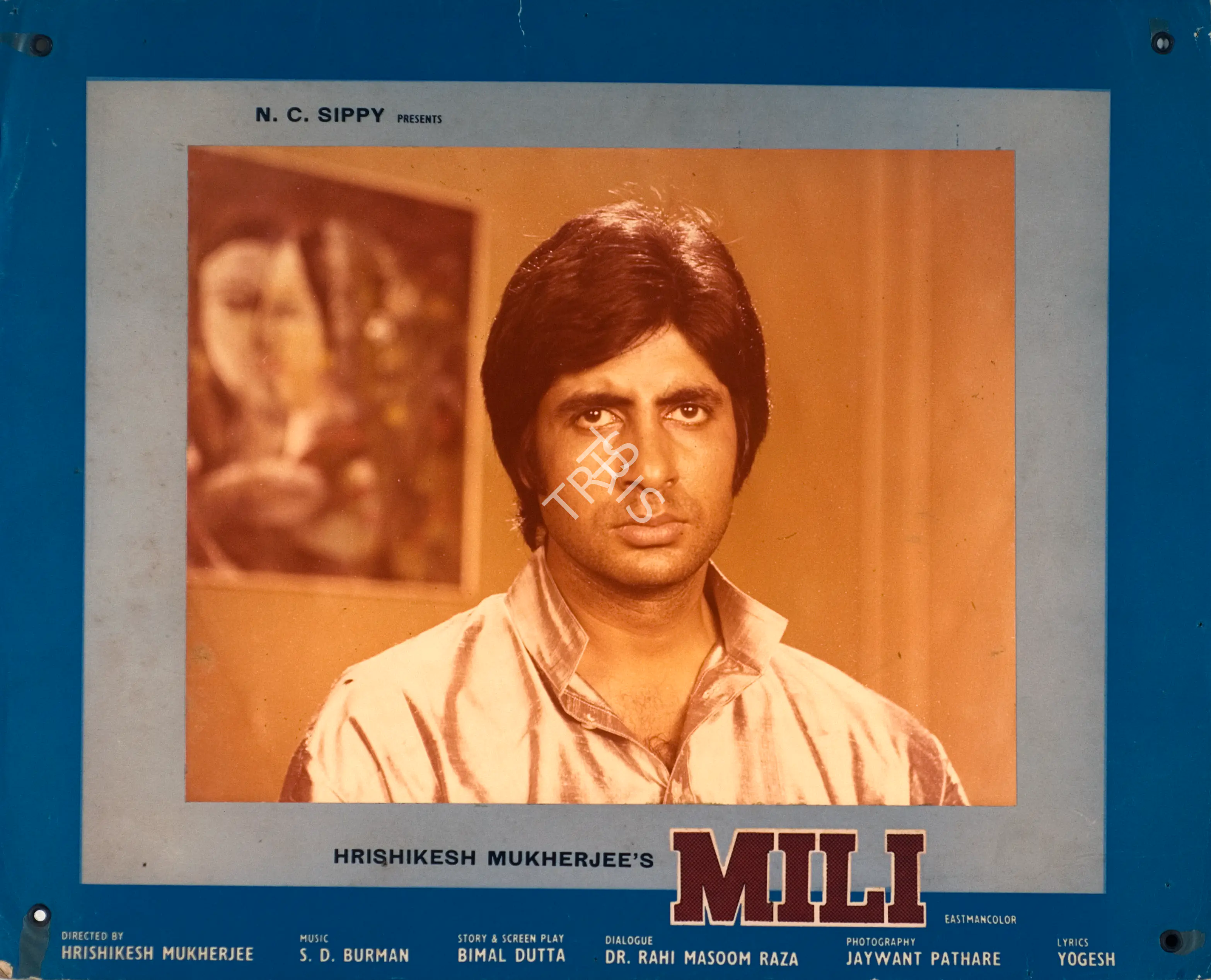 Pathare, Jaywant (Cinematographer), Mili, 1975 | Photographic Still Mounted on Lobby Card | CinemaEducation | 00765339