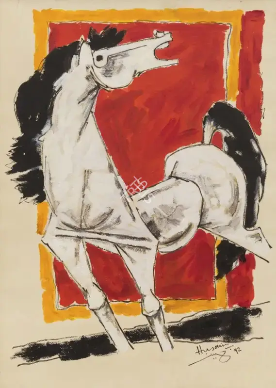 Husain, M.F. (Artist). Untitled, 1992 | Painting