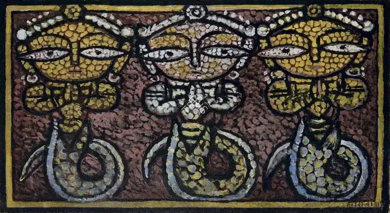 Roy, Jamini (Artist). Untitled, n.d. | Painting