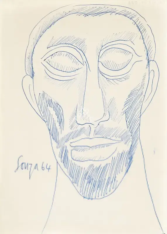 Souza, F.N. (Artist). Untitled, 1964 | Drawing