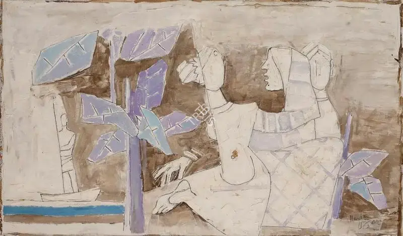 Husain, M.F. (Artist). Untitled, n.d. | Painting