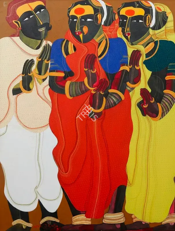 Vaikuntam, Thota (Artist). Untitled. Acrylic on canvas, 2003 | Painting | FineArts | 00645903