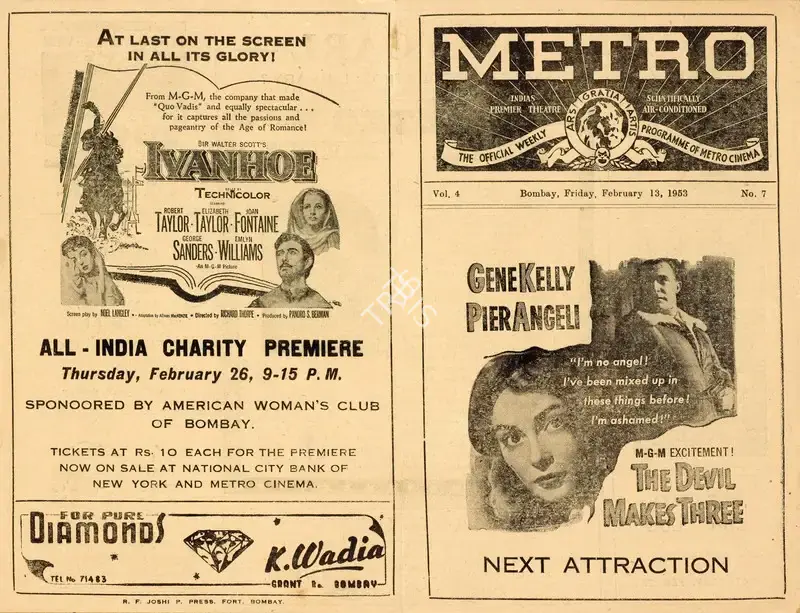 Marton, Andrew (Director), The Devil Makes Three, 1952 | Handbill | CinemaEducation | 00894034