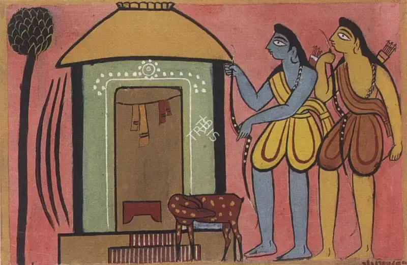 Roy, Jamini (Artist). Rama and Lakshmana, n.d. | Painting
