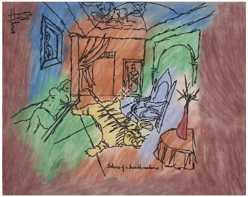 Husain, M.F. (Artist). Untitled, 2004 | Painting