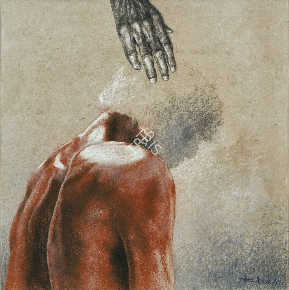 Bhattacharjee, Bikash (Artist). Untitled, 1989 | Painting