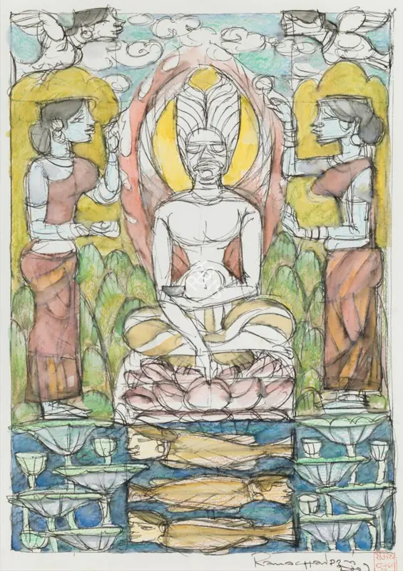Bakre, S.K. (Artist). Untitled, 2007 | Painting