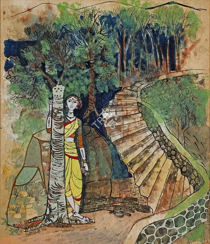 Bhatt, Jyoti (Artist). Untitled, 1956 | Painting