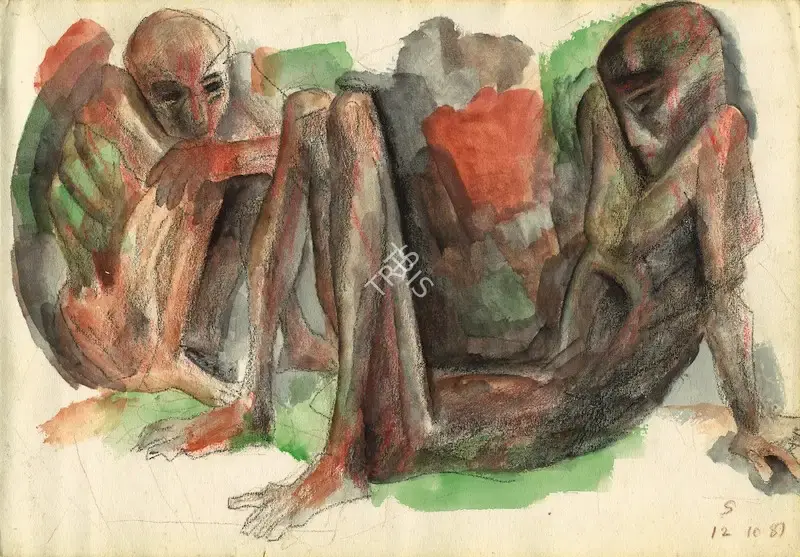 Hore, Somnath (Artist). Untitled, 1981 | Painting