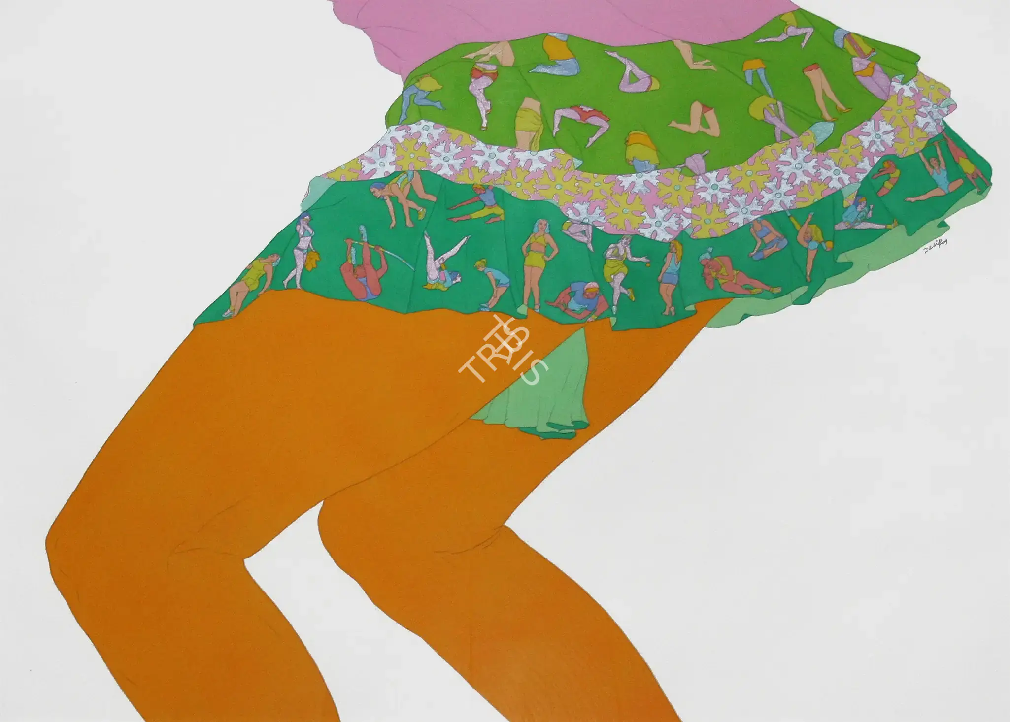 Sharma, Dileep (Artist). Untitled. Pencil and watercolour on paper, 2009 | Painting | FineArts | 00899847