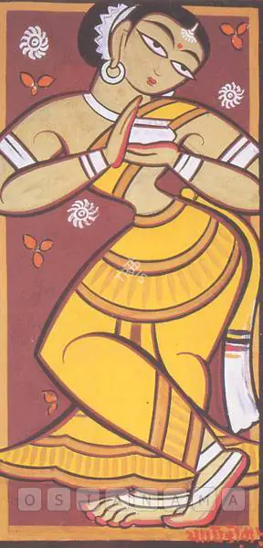 Roy, Jamini (Artist). Gopini, n.d. | Painting