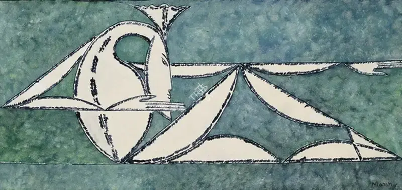 Mann, Pramod (Artist). Untitled. Acrylic on canvas, 2006 | Painting | FineArts | 00647206