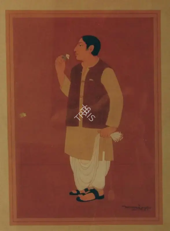 Shaw, Lalu Prasad (Artist). Babu, n.d. | Painting