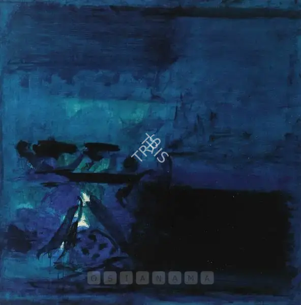 Raza, S.H. (Artist). Blue. Acrylic on canvas, 1972 | Painting | FineArts | 00897045