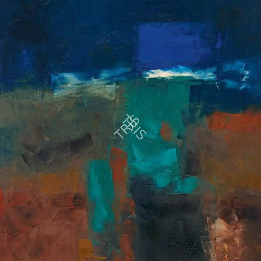 Adimoolam, K.M. (Artist). Nature - 94. Oil on canvas, 1994 | Painting | FineArts | 00356988