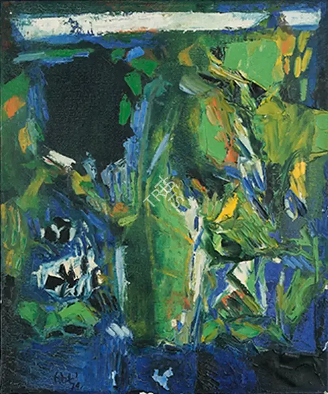 Raza, S.H. (Artist). Untitled, n.d. | Painting