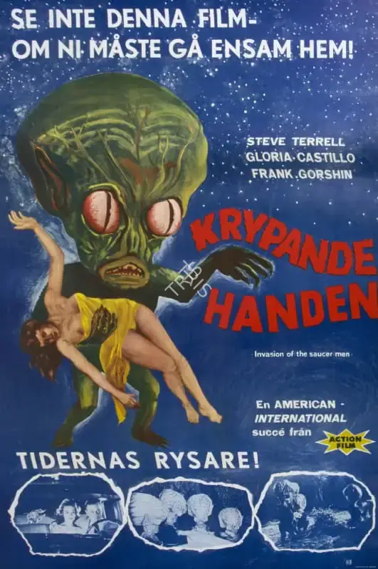 Gurney, Jr., Robert J. (Producer), Invasion of the Saucer-Men, 1957 | Poster | CinemaEducation | 00789610