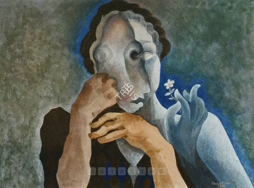 Kar, Sanat (Artist). Untitled. Tempera on paper, 1981 | Painting  | 00880298