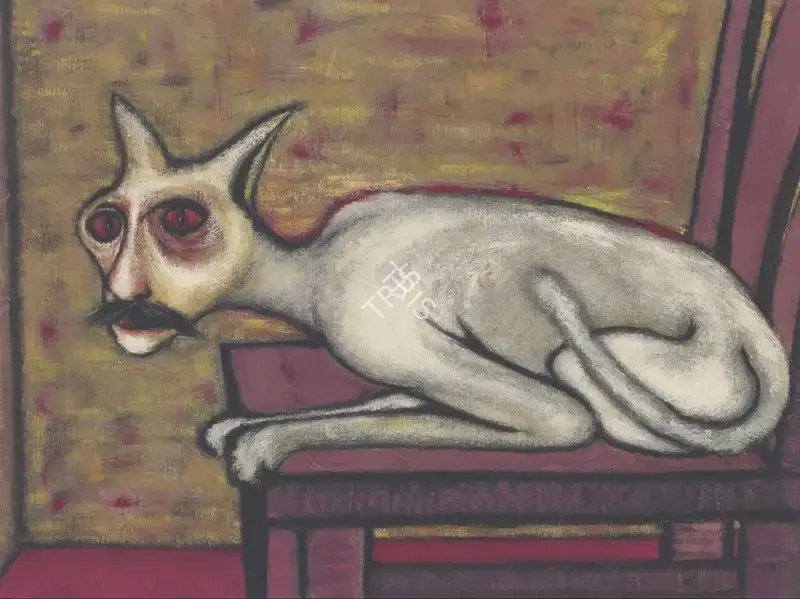 Nair, Surendran (Artist). Untitled. Oil on paper, 1986 | Painting | FineArts | 00603235
