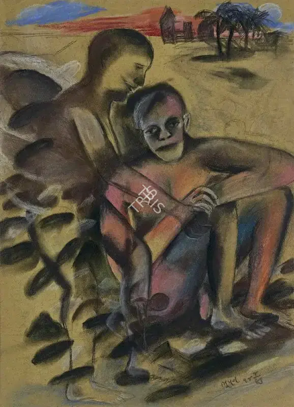 Khakhar, Bhupen (Artist). Untitled, 1996 | Painting