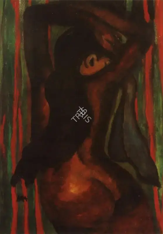 Ara, K.H. (Artist). Female Nude, n.d. | Painting