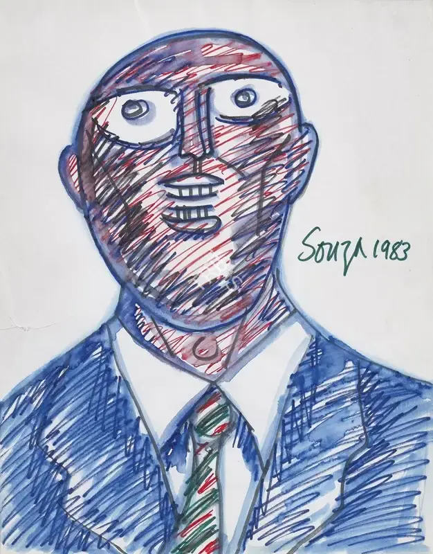 Souza, F.N. (Artist). Untitled, 1983 | Drawing