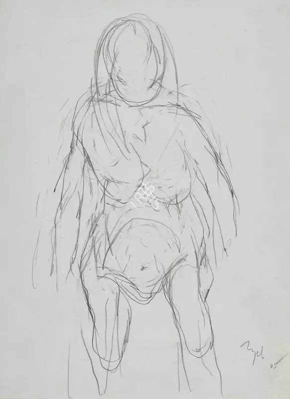 Mehta, Tyeb (Artist). Untitled, 2005 | Drawing