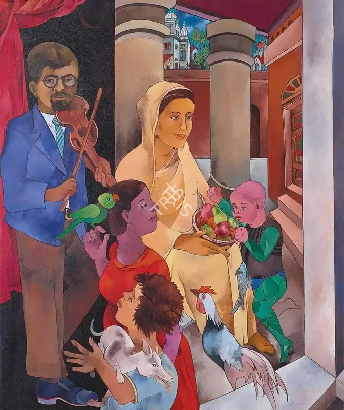 Singh, Sardar Gurcharan (Artist). Untitled, n.d. | Painting