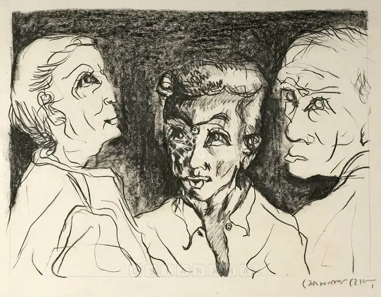 Hore, Somnath (Artist). Untitled, n.d. | Drawing
