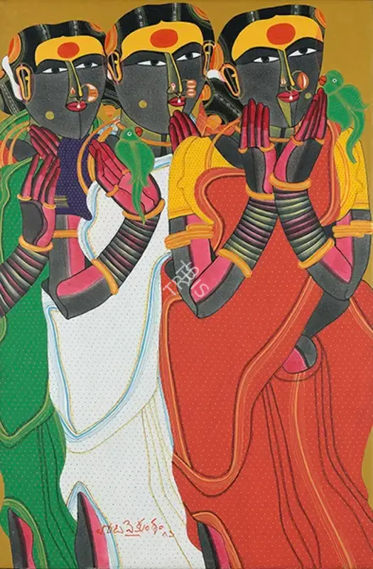 Vaikuntam, Thota (Artist). Untitled. Acrylic on canvas, 2013 | Painting | FineArts | 00643312