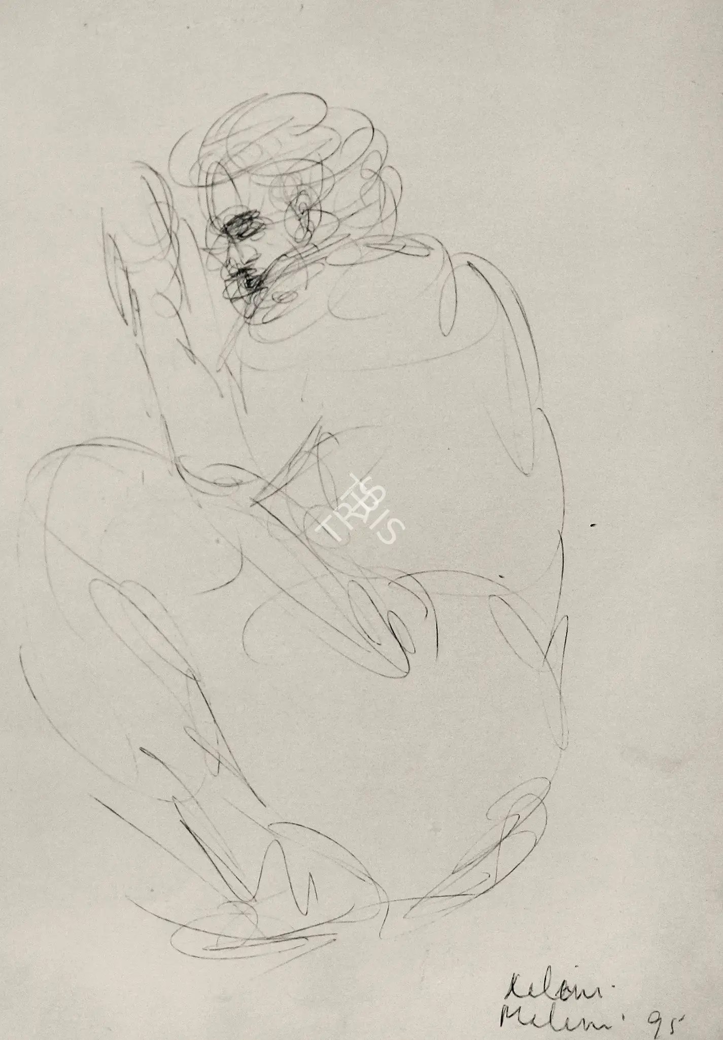 Malani, Nalini (Artist). Untitled, 1995 | Drawing