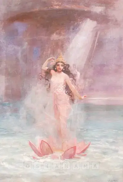 Muller, A.H. (Artist). Ganga Avtaran (The Descent Of The Goddess Ganga), n.d. | Painting
