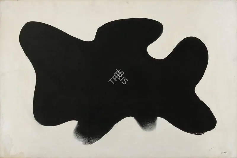 Patel, Jeram (Artist). Untitled. Ink and paint on paper pasted on board, 1976 | Drawing | FineArts | 00595492