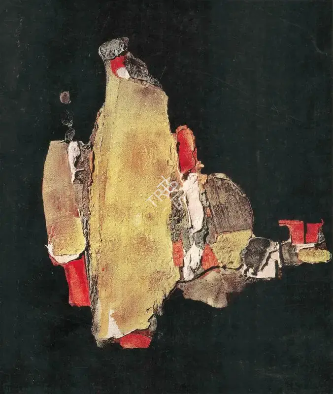 Dave, Shanti (Artist). Symphony in Black, n.d. | Painting
