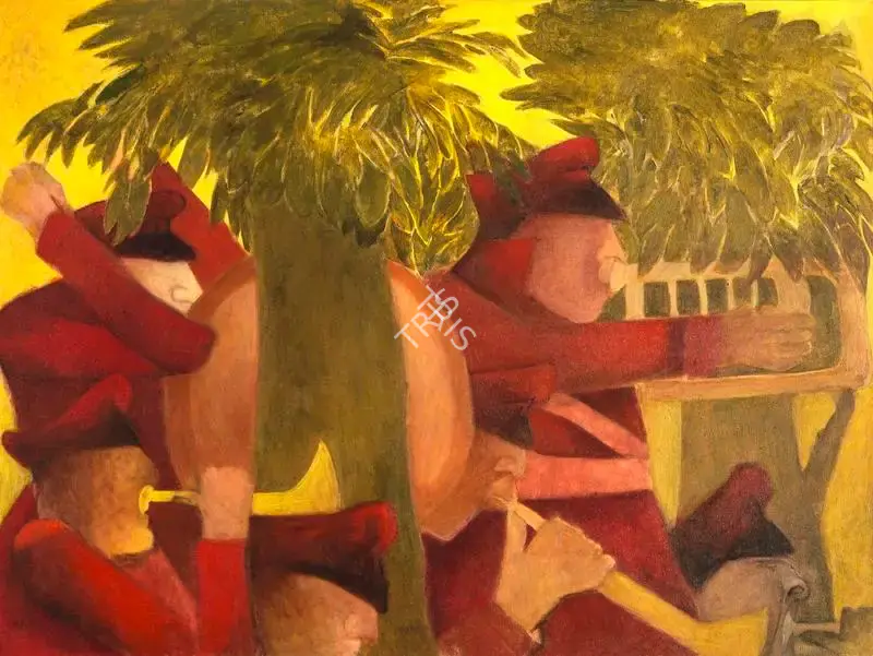 Khanna, Krishen (Artist). A Woodland Melody, 2017 | Painting